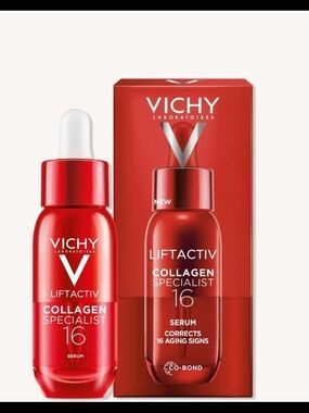 Vichy Liftactiv Collagen Specialist 16 Serum — Red. BRAND NEW
